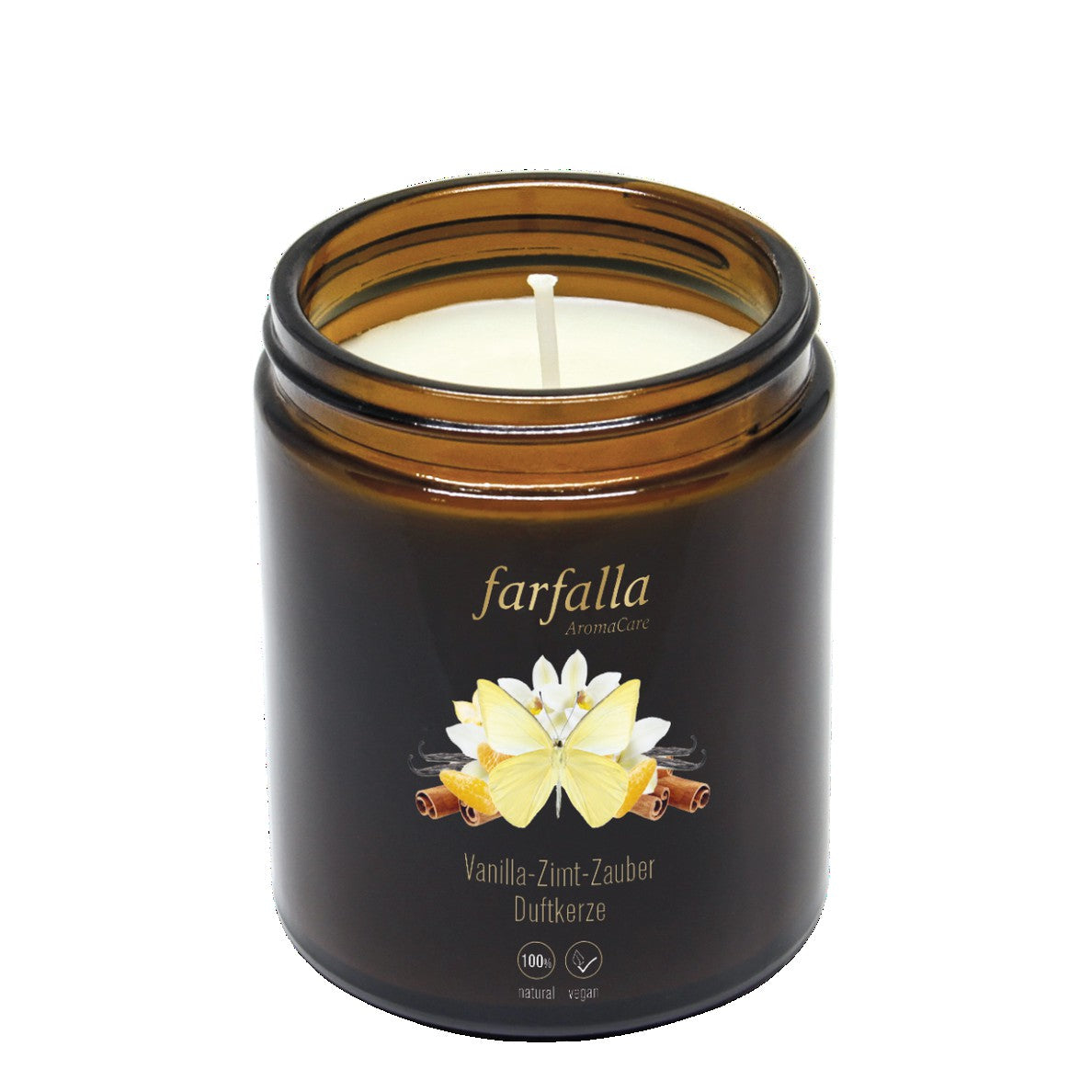 Farfalla - Candela vaniglia cannella 100% naturale