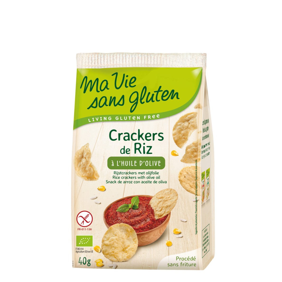 Ma vie sans Gluten - Crackers de Riz 40g