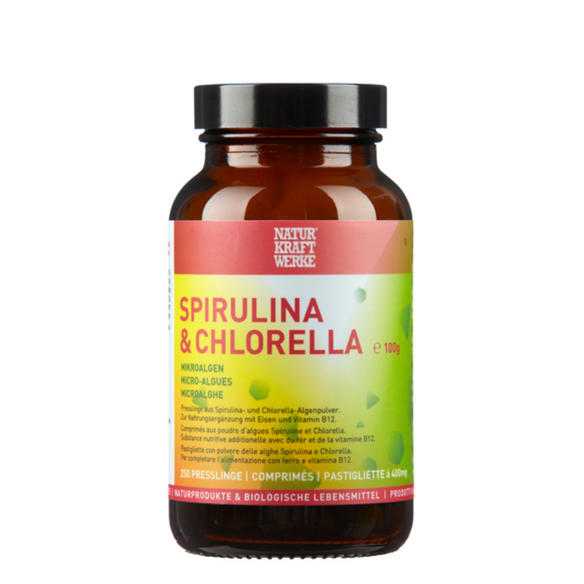 NaturKraftWerke - Spirulina & Chlorella 250 pastigliette