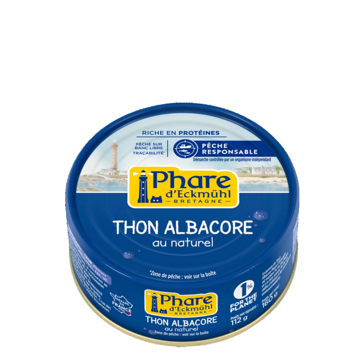 Phare d`Eckmühl - Tonno Albacore al naturale 160g